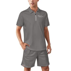 MLG Zip-Up Polo Set - white, XL