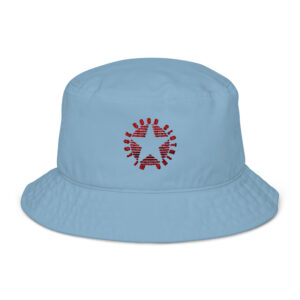 Organic bucket hat - Slate Blue
