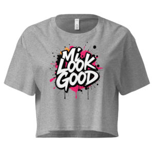 Women’s crop top - Athletic Heather, XS