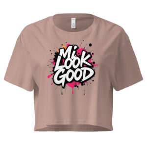 Women’s crop top - Hazy Pink, XL