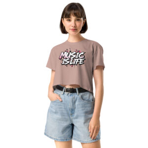 Women’s crop top - Hazy Pink, M