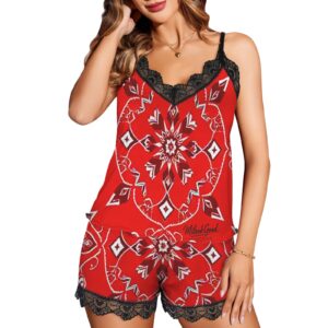 Midnight Bloom Lace Cami & Shorts Set