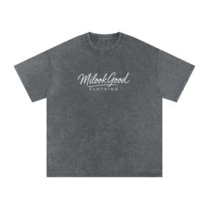 Acid Wash Oversize T-Shirt - Pirate Gray, 2XL