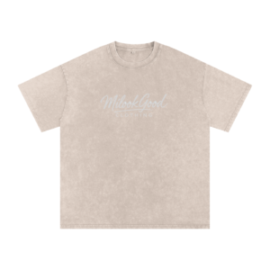 Acid Wash Oversize T-Shirt - Apricot, S