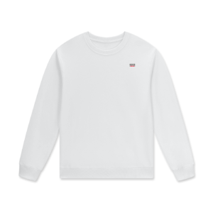 Streetwear Unisex Staple 100% Cotton Pullover - Lucent White, 3XL