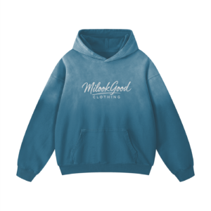 Heavyweight Sunfade Oversized Hoodie - Jeans Blue, S