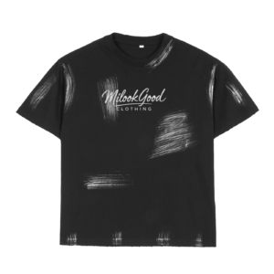 Hand Brushed T-shirt - Black, M