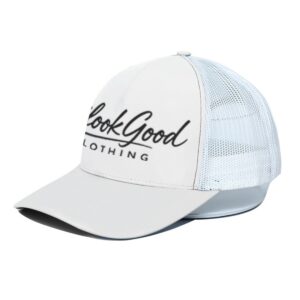 Unisex Trucker Hat With White Half-mesh