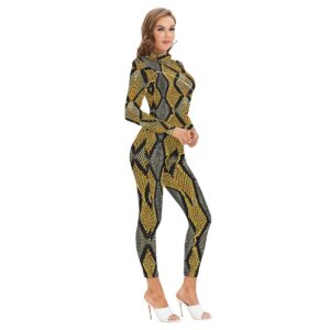 Velvi Form High-Neck Zip Jumpsuit