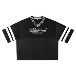Taped Mesh Boxy T-shirt - Black, M