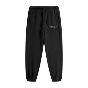 Streetwear Unisex Fleece Joggers - Black, S