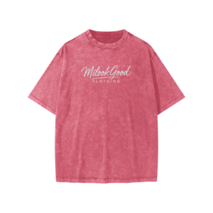 Snow Washed Kids' T-shirt - Cherry Color, S