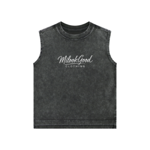 Snow Washed Kids' Tank Top - Dark Gray, 2XL