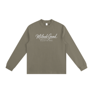 Essential Non-Shrink Mock Neck Sweatshirt - Gray, L