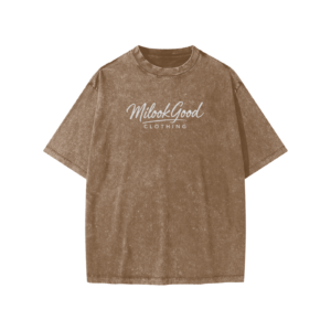Snow Washed Kids' T-shirt - Coffee, M