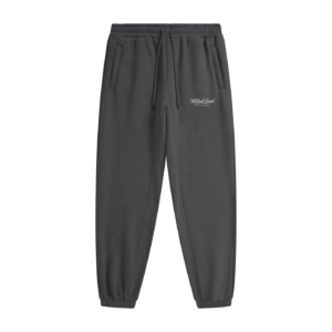 Streetwear Unisex Fleece Joggers - Dark Gray, XL