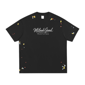 Paint Splatter T-Shirt - Black, XL