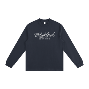Essential Non-Shrink Mock Neck Sweatshirt - Royal Blue, L
