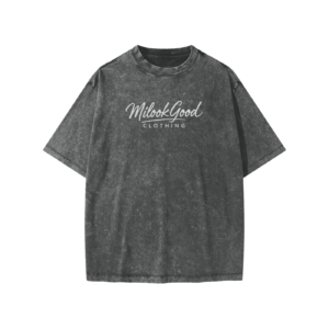 Snow Washed Kids' T-shirt - Dark Gray, M