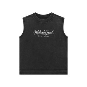 Snow Washed Kids' Tank Top - Black, S