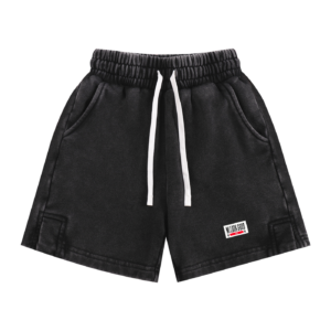Snow Washed Kids' Shorts - Black, XL