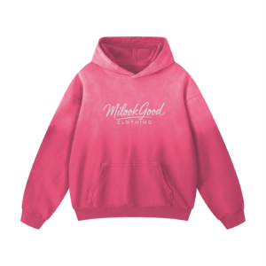Heavyweight Sunfade Oversized Hoodie - Pink, 2XL
