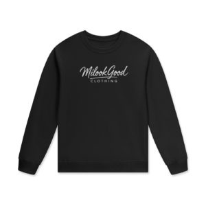 Streetwear Unisex Staple 100% Cotton Pullover - Black Beauty, 4XL