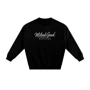 Fleeced Sweatshirt - Black, L