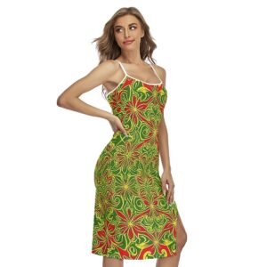 Women's Back Cross Cami Dress - M