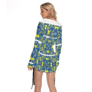 Women's One-shoulder Dress With Waist Shirring