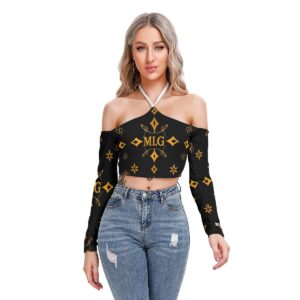 Women's Halter Lace-up Top