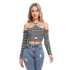 Women's Halter Lace-up Top