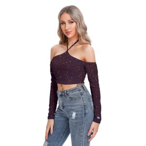 Women's Halter Lace-up Top