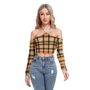 Women's Halter Lace-up Top