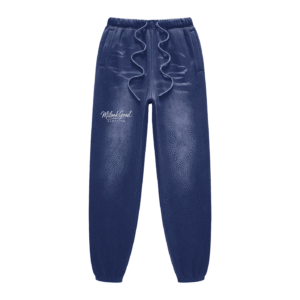 Unisex Sunfade Fleeced Sweatpants - Royal Blue, XL