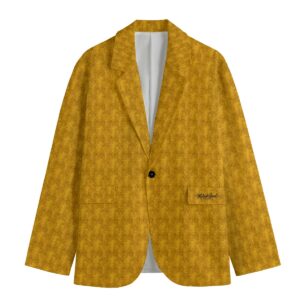 Men's Casual Flat Lapel Collar Blazer