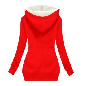 Women's Long Jacket With Fleece Lining