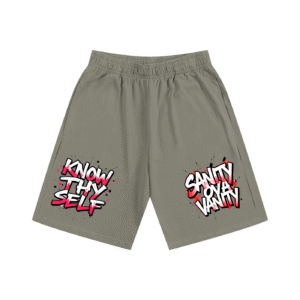 Unisex Essential Heavyweight Cotton Shorts - Dark Gray, 2XL