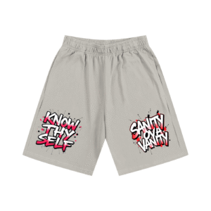 Unisex Essential Heavyweight Cotton Shorts - Apricot, 3XL