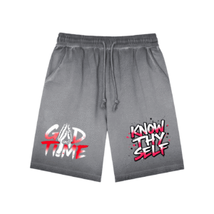 Unisex Reverse Dyed Sweat shorts - Dark Gray, M