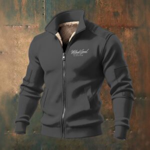 Men's Thick Knit Fleece Jacket - S
