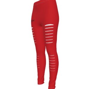 Women's Ripped Leggings - L
