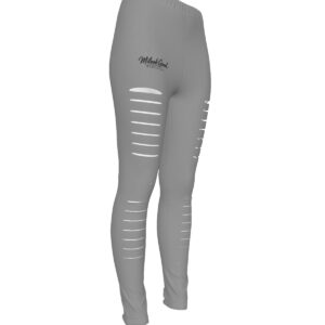 Women's Ripped Leggings - L