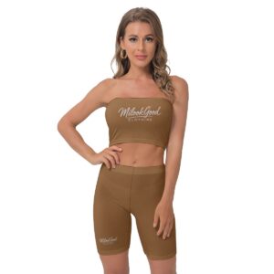 Women's Breast Wrap Shorts Suit