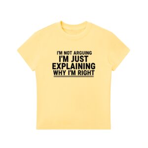 Essential Bodycon Crewneck T-Shirt - Yellow, L