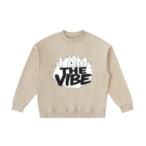 Essential Fleece Kids' Crewneck Sweatshirt Unisex - Khaki, 160