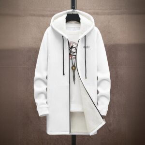 Men's Plush Lined Hoodie Jacket