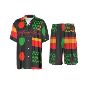 Men's Imitation Silk Shirt Suit