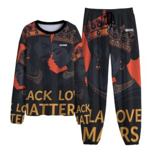 Black Love Matters – Unisex Thicken Pajama Suit
