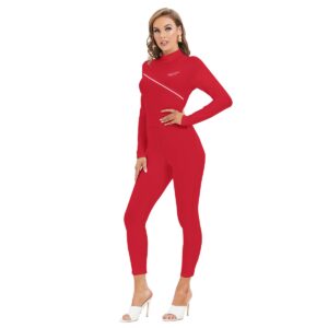 Velvi Form High-Neck Zip Jumpsuit